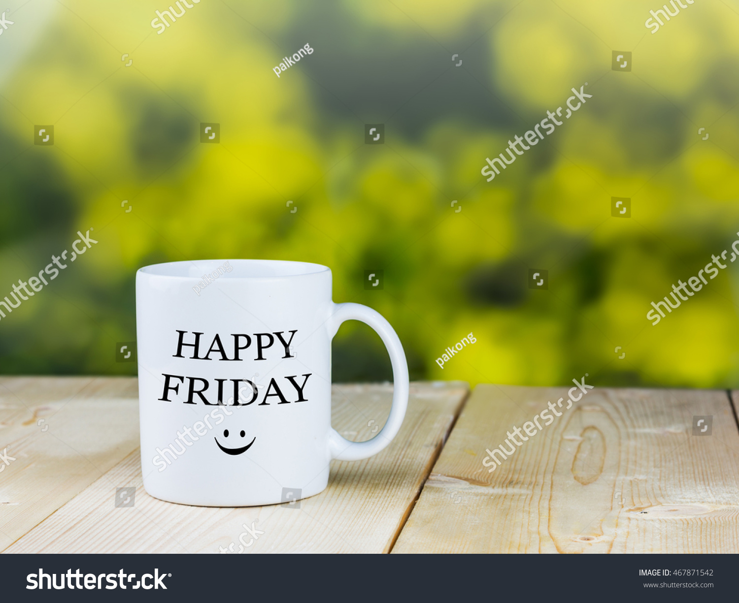 Happy Friday Smiley Face Blurred Green Stock Photo 467871542 | Shutterstock