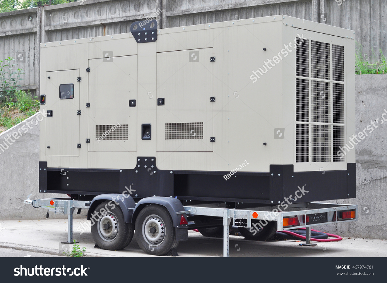 Commercial Backup Generator Standby Generator Backup Stock Photo Commercial Backup Generator Standby Generator Backup Stock Photo