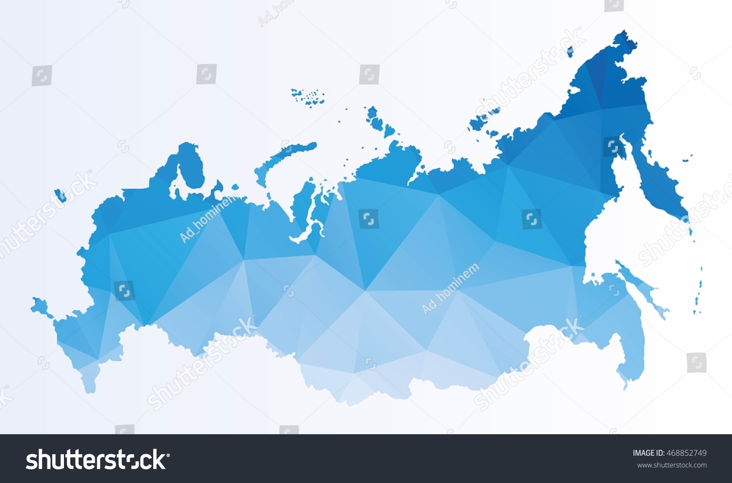 Полигональная карта России