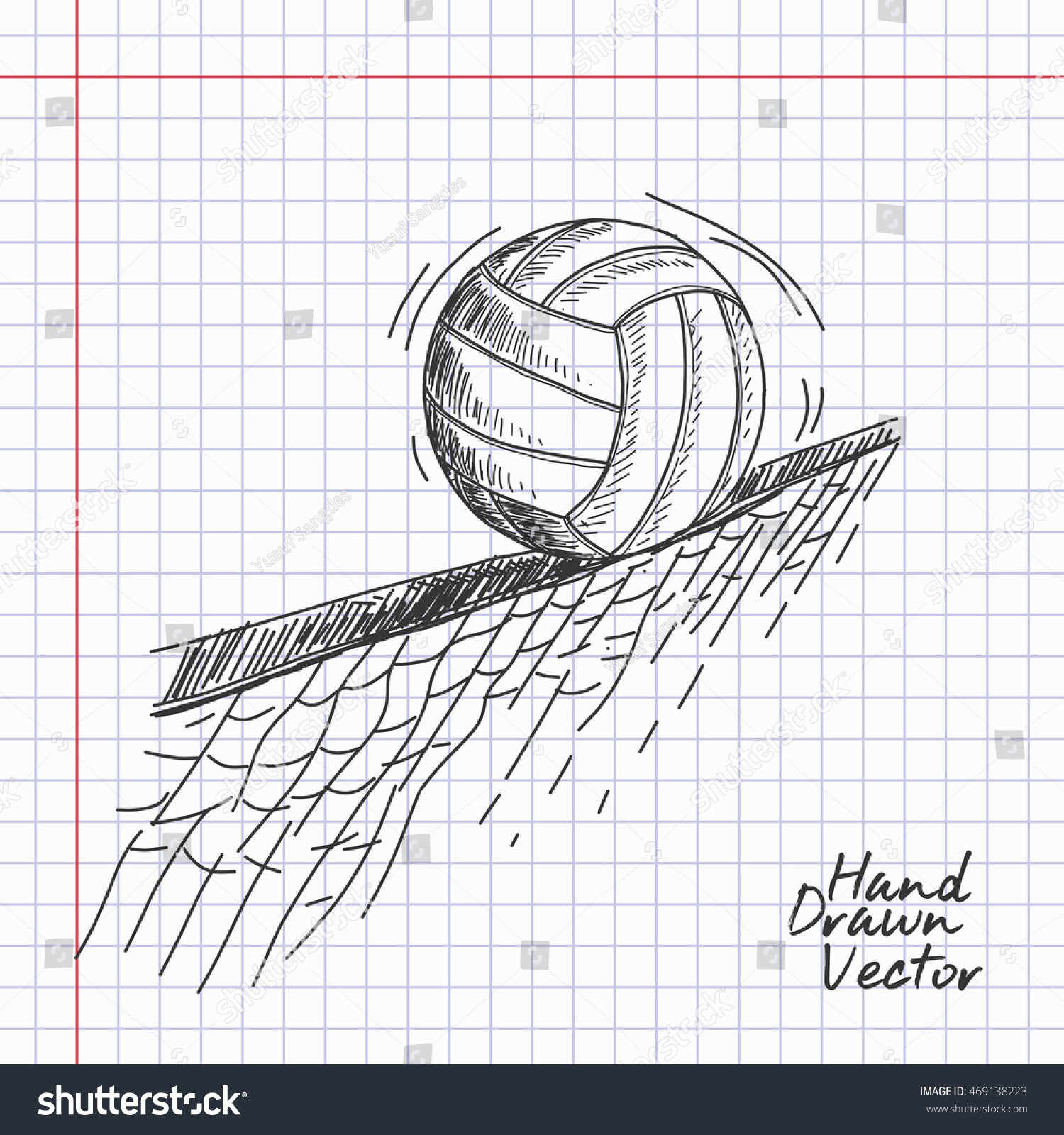 Волейбольный мяч рисунок по клеткам