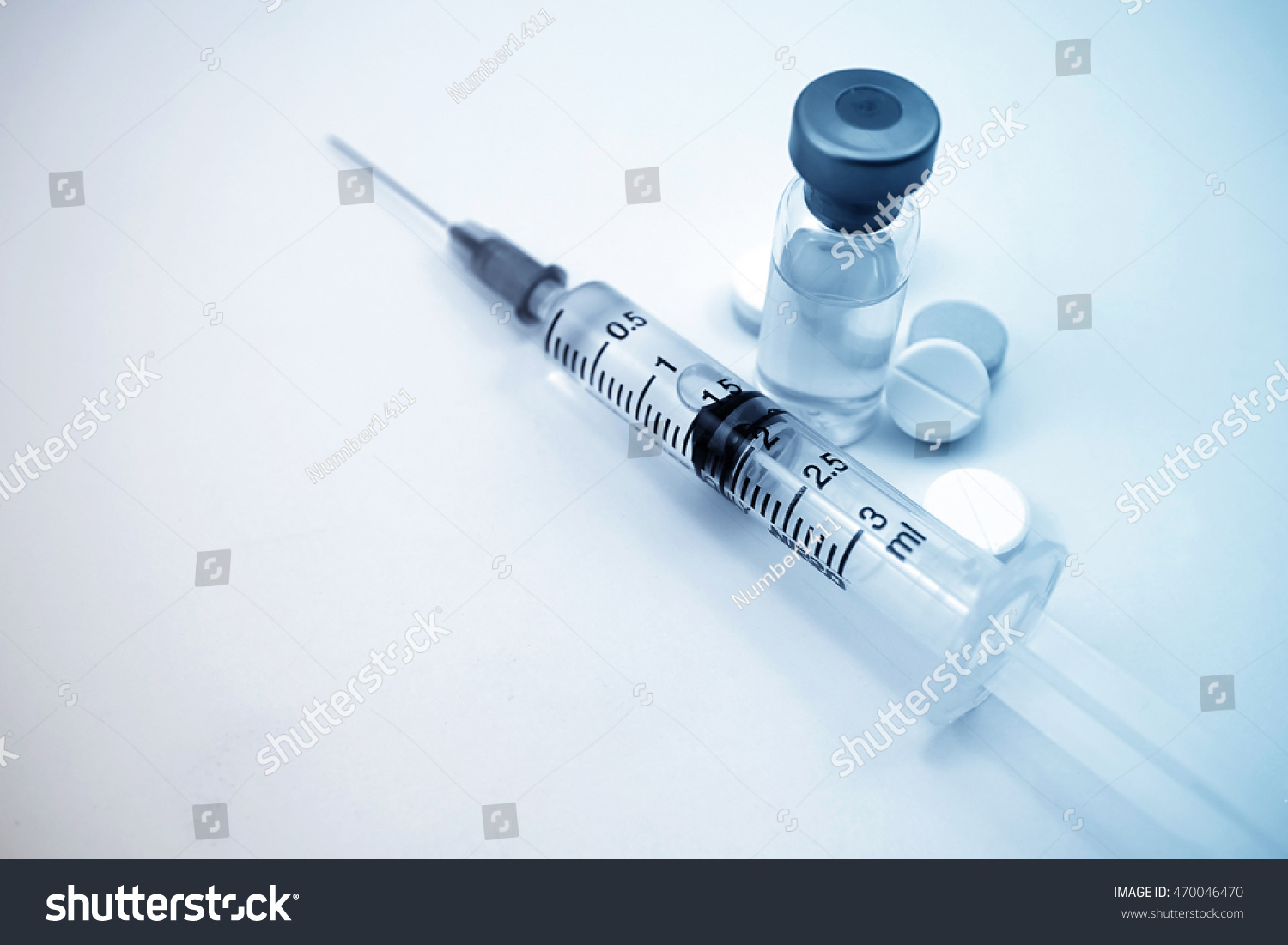 Injection Needle Medicine Medical Background Stock Photo 470046470 ...