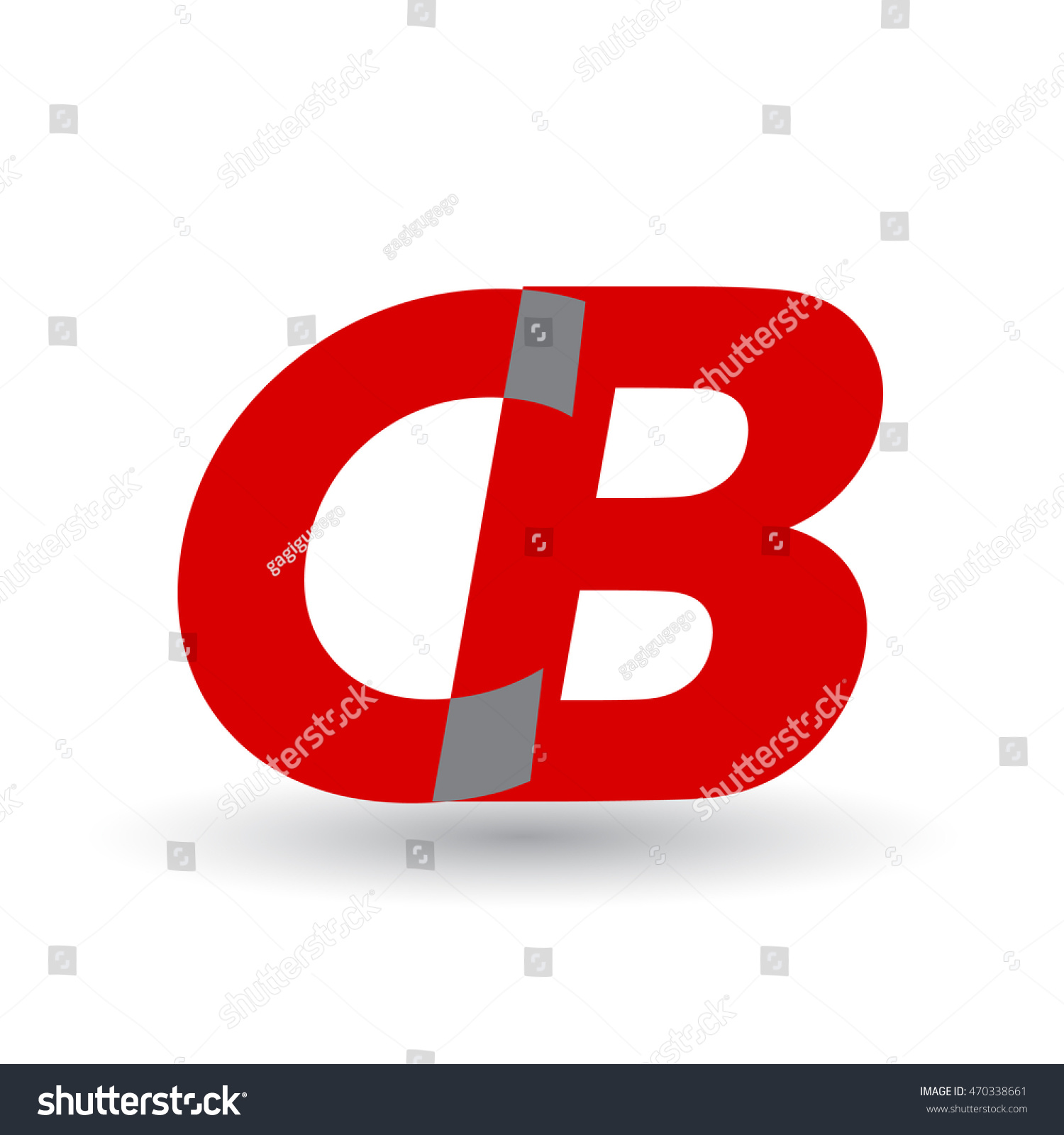 Cb Company Linked Letter Logo Stock Vector (Royalty Free) 470338661 ...