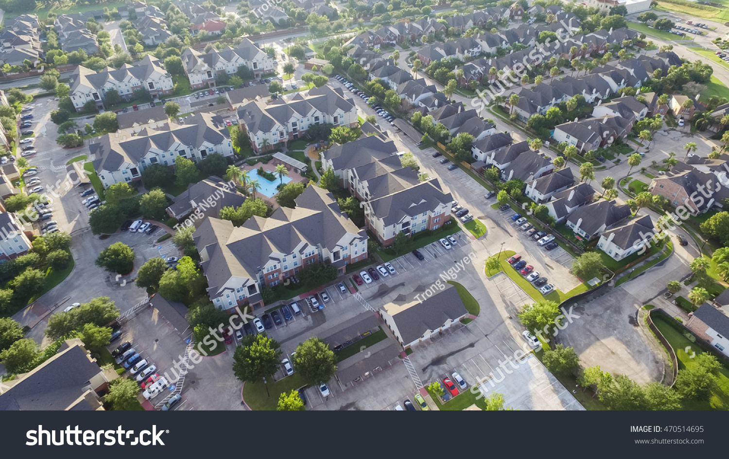 Aerial View Typical Multilevel Apartment Building Stock Photo Shutterstock