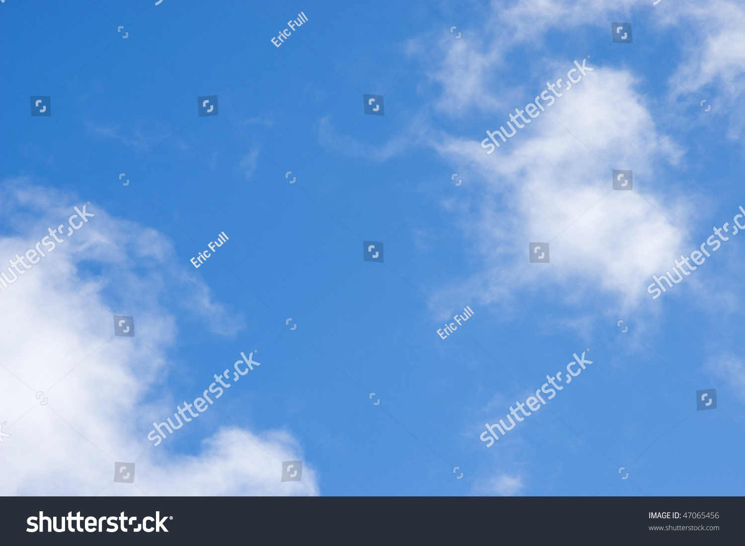 Blue Sky White Clouds Passing Stock Photo 47065456 | Shutterstock