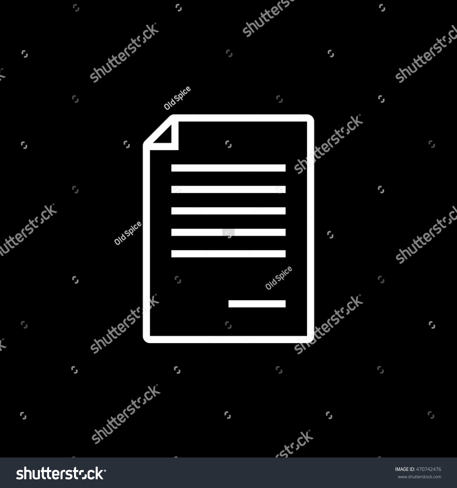 Memo Vector Icon Stock Vector (Royalty Free) 470742476 | Shutterstock