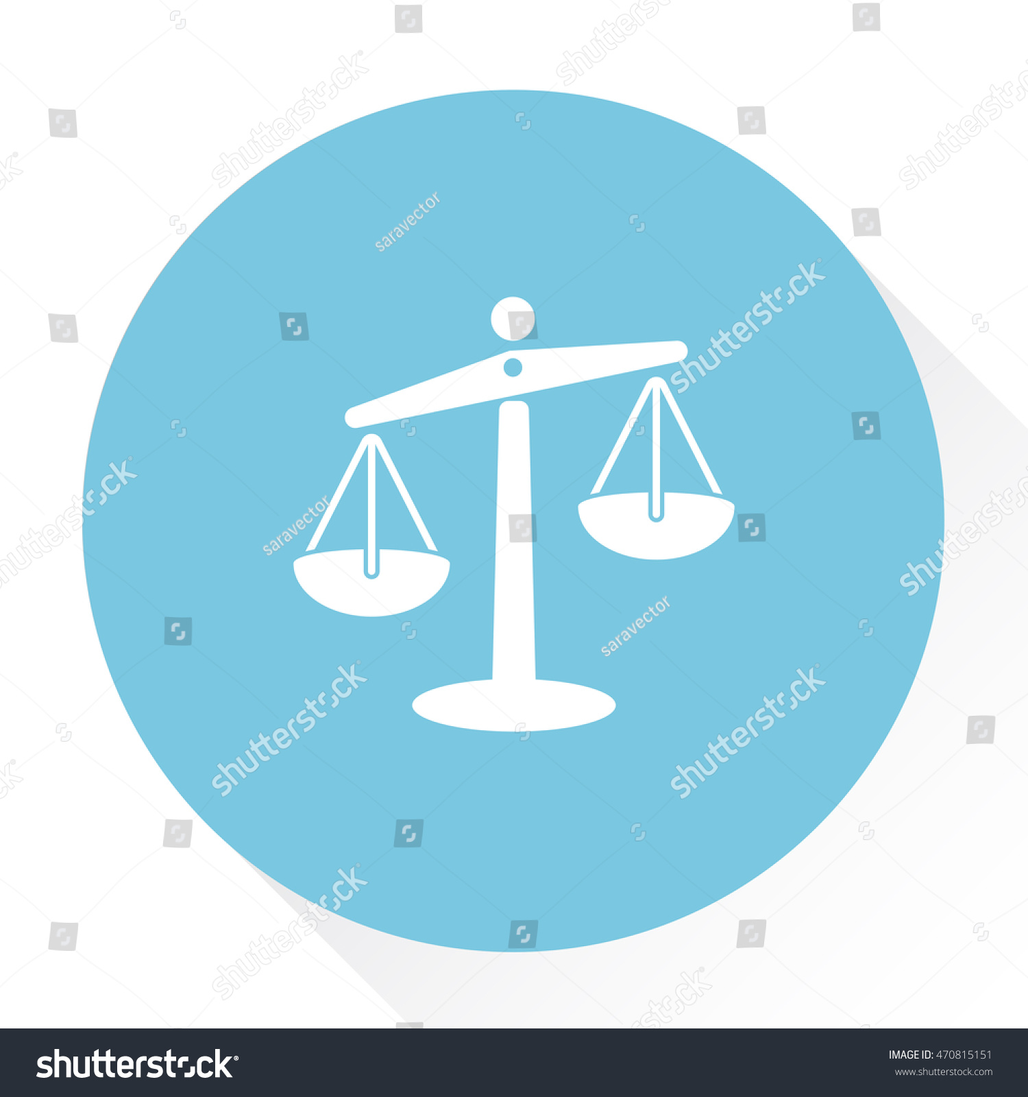 Judgement Scale Sign Stock Vector (Royalty Free) 470815151 | Shutterstock