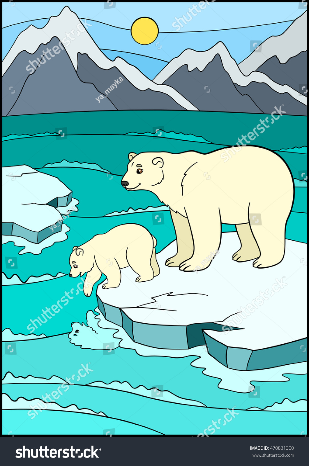 Умка на льдине