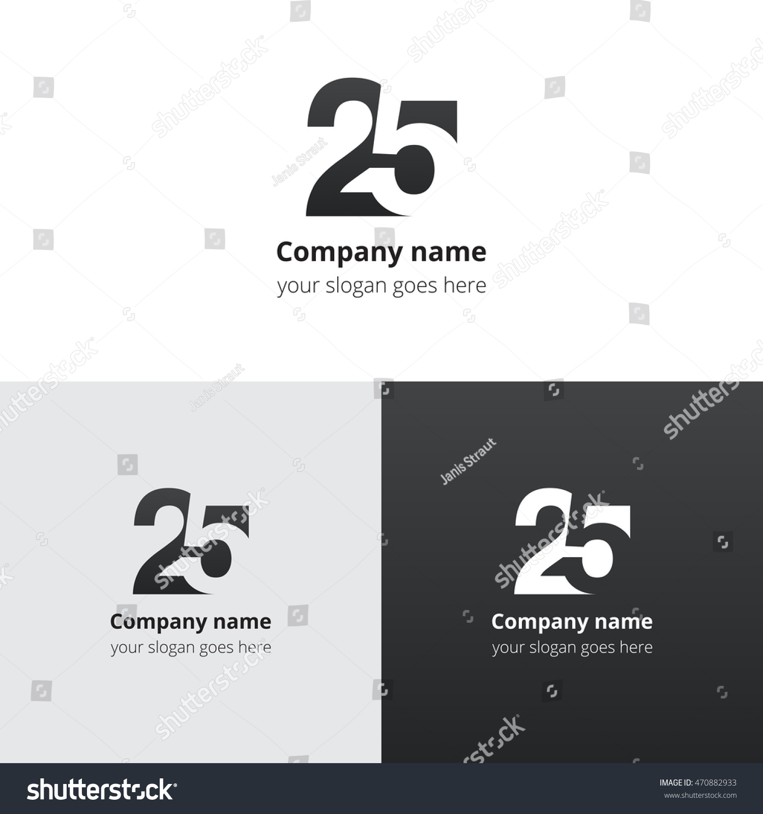 25 Logo Icon Flat Vector Design Stock Vector (Royalty Free) 470882933 ...