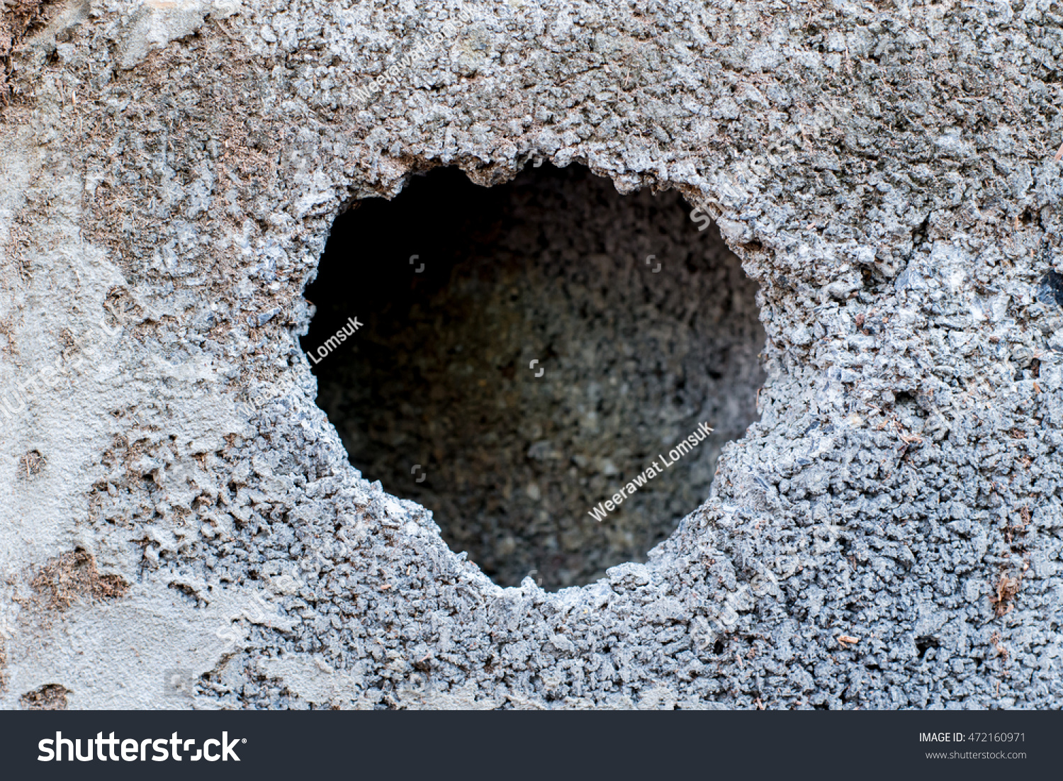 Cement Hole Stock Photo 472160971 | Shutterstock