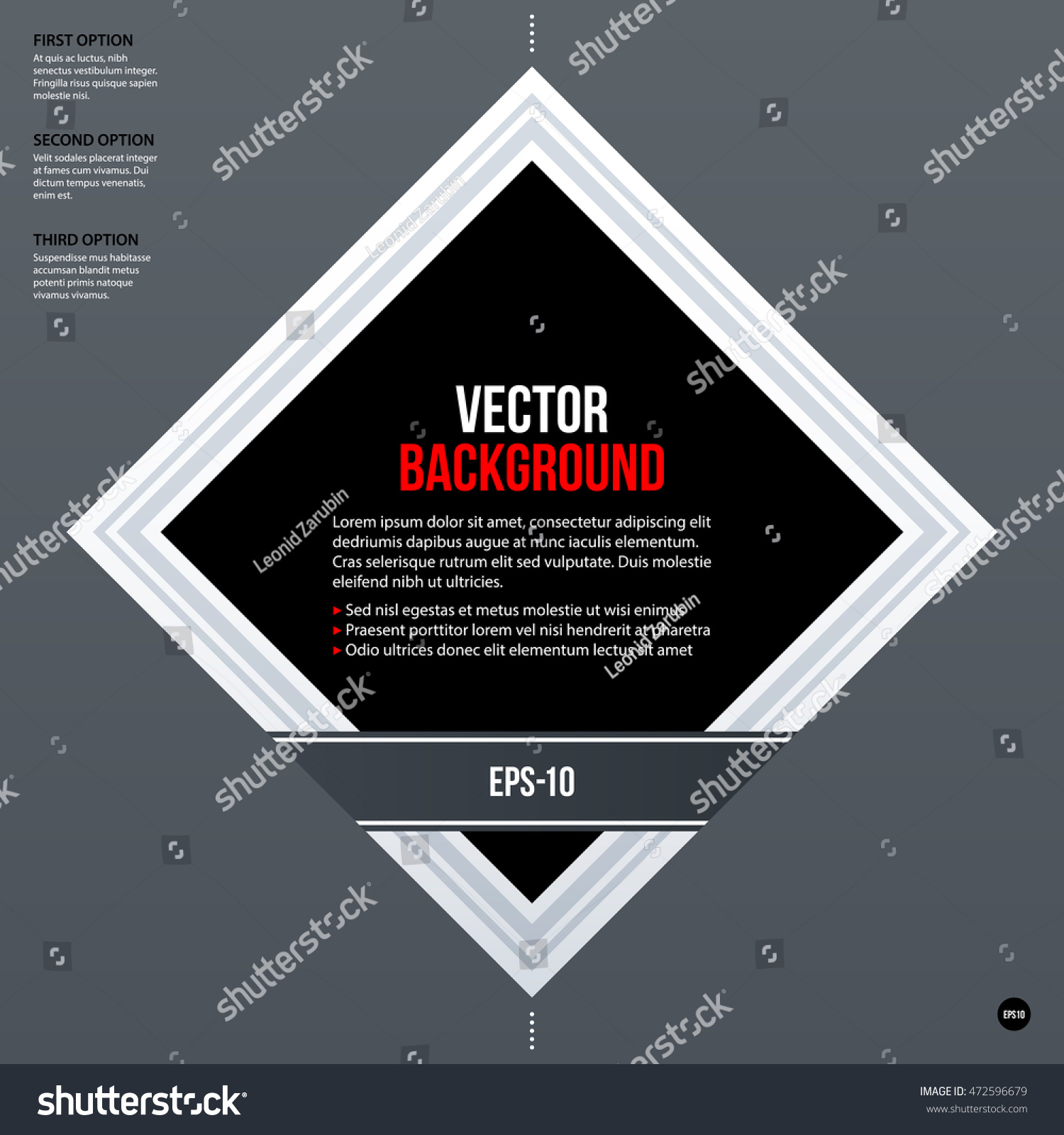 Corporate Tex Background Template Useful Presentations Stock Vector ...