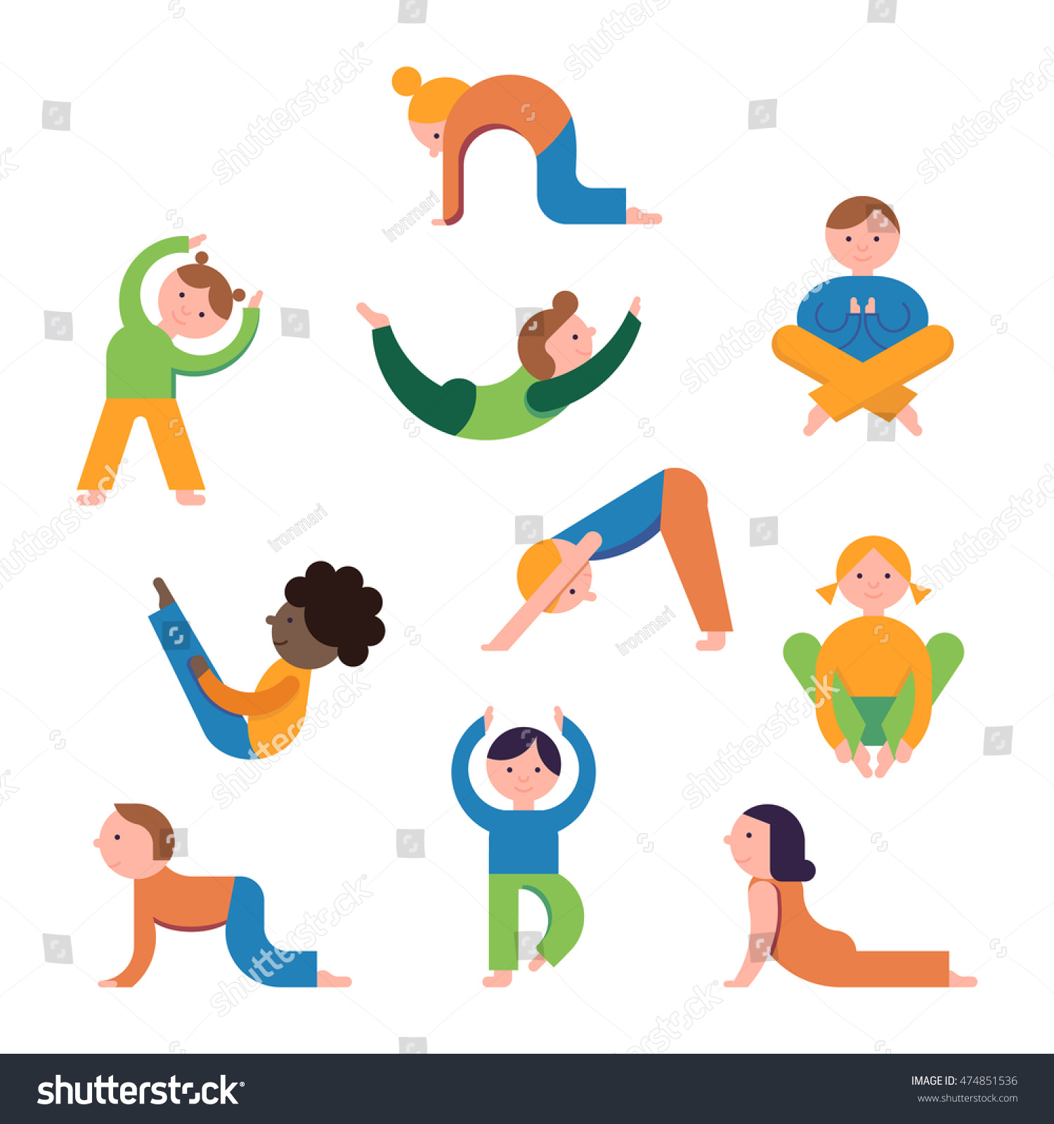 Символы йоги для детей