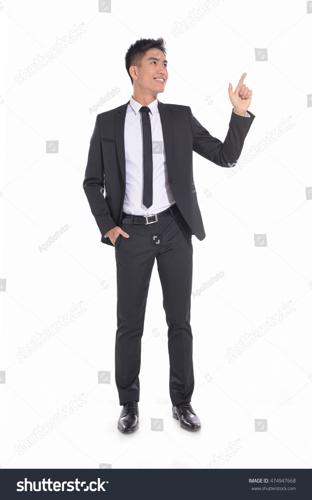 Full Body Young Business Man Suit Stock Photo 474947668 | Shutterstock