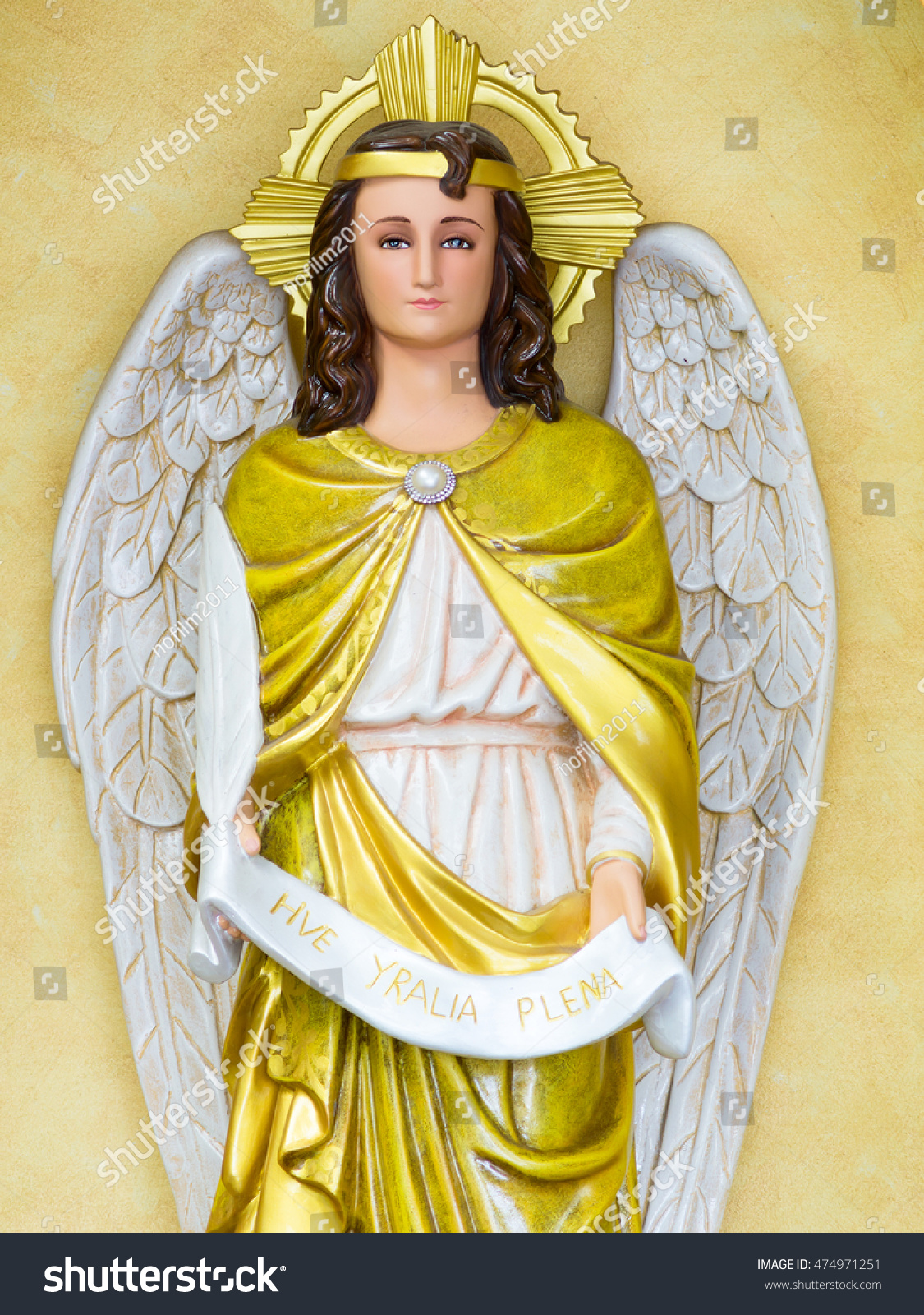 Statue Archangel St Gabriel Stock Photo 474971251 | Shutterstock