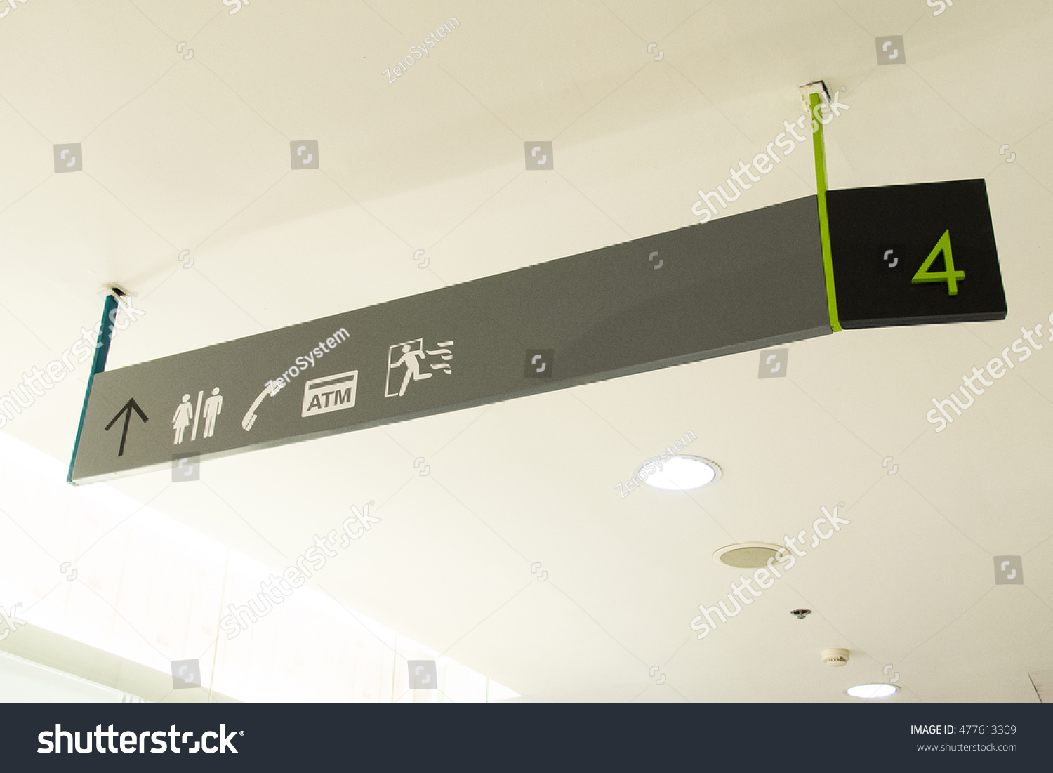 Signboard Department Store Mall Showing Directions Stock Photo ...