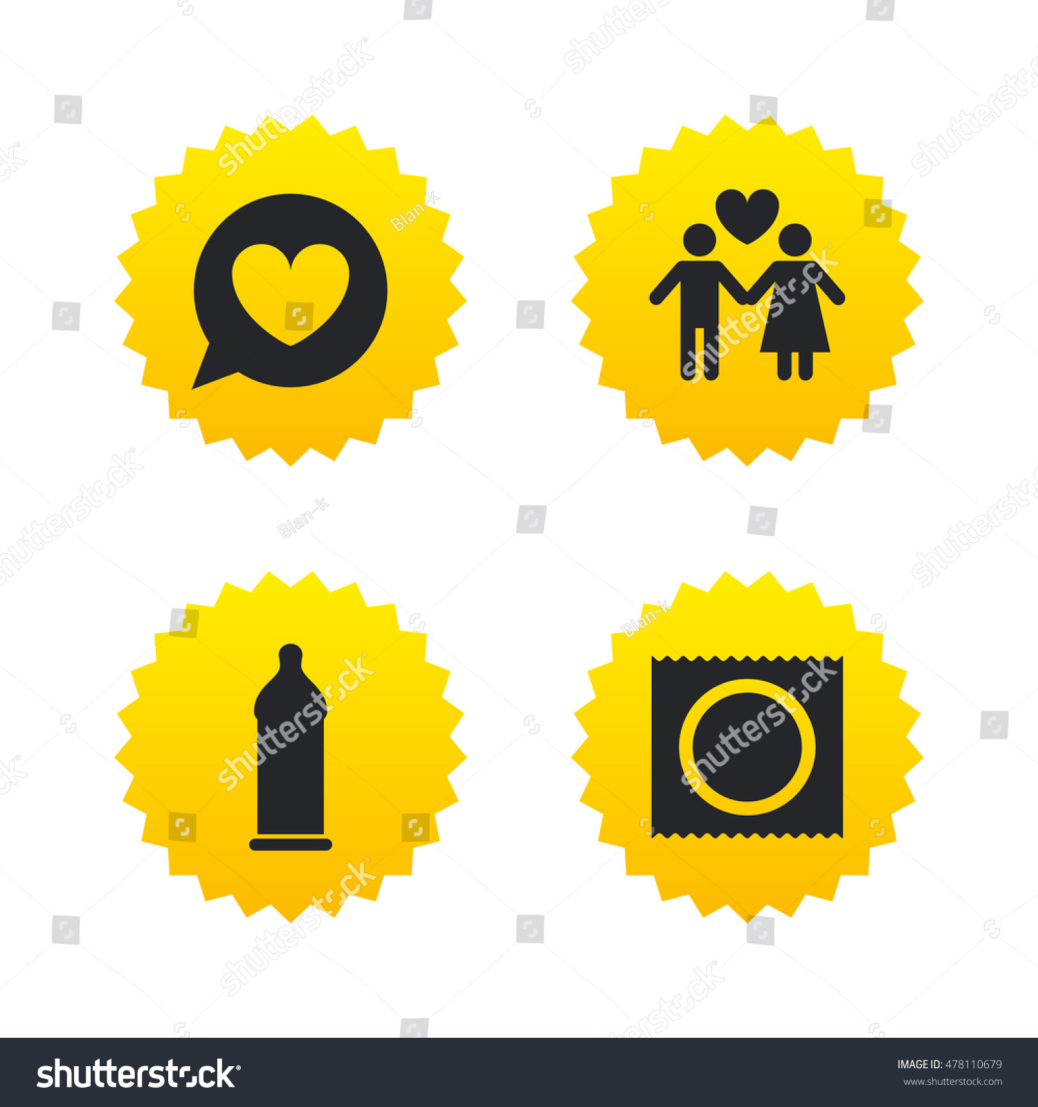 Condom Safe Sex Icons Lovers Couple Stock Vector Royalty Free 478110679 Shutterstock 7971