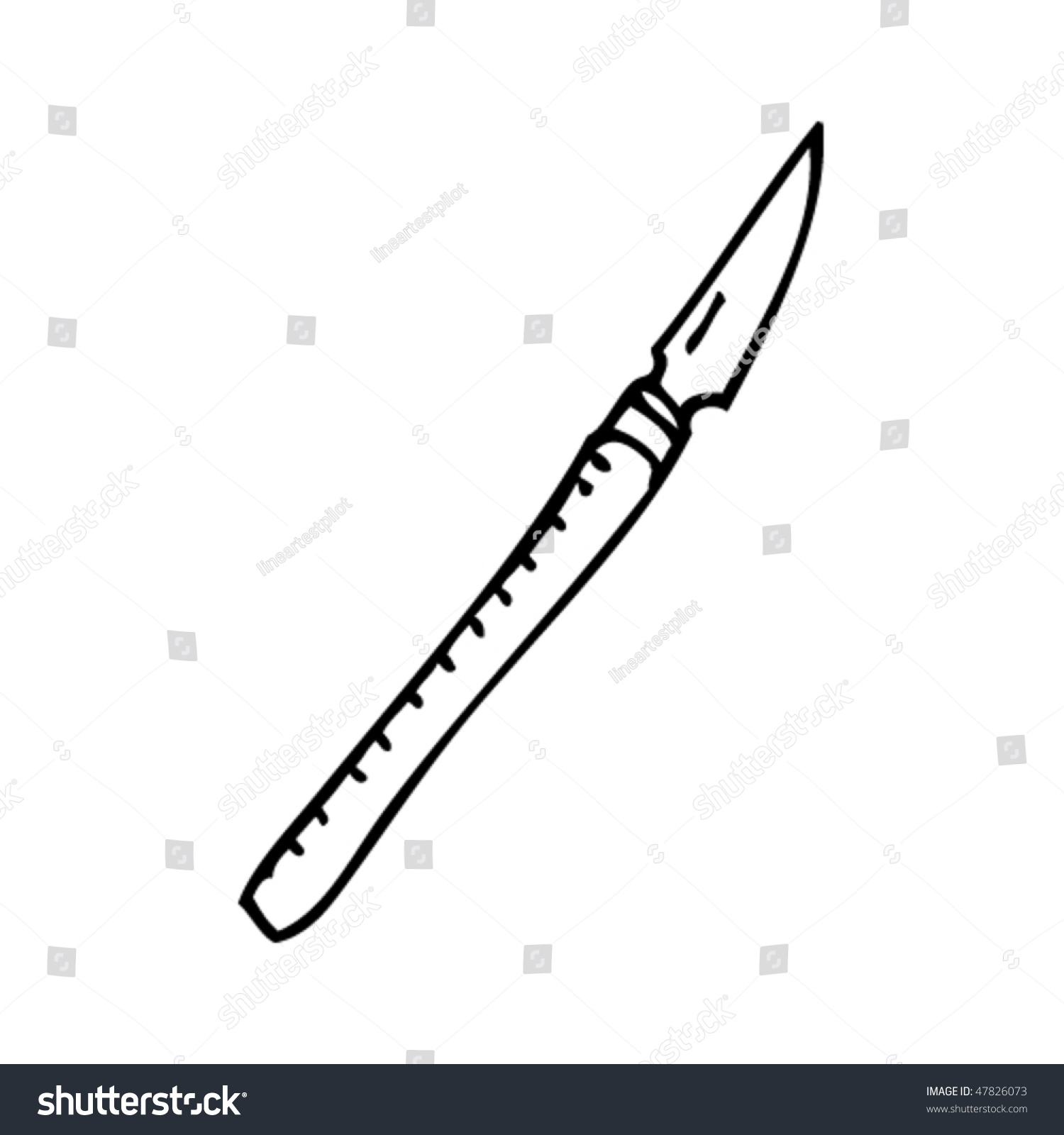 Drawing Scalpel Stock Vector (Royalty Free) 47826073 Shutterstock