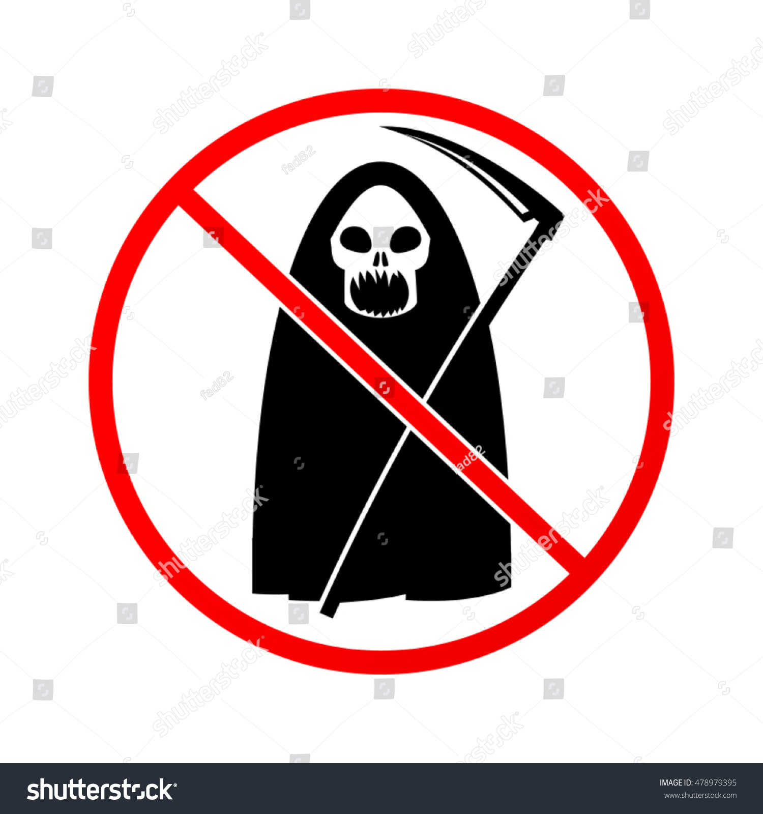 Stop Death Sign Stock Vector (Royalty Free) 478979395 | Shutterstock