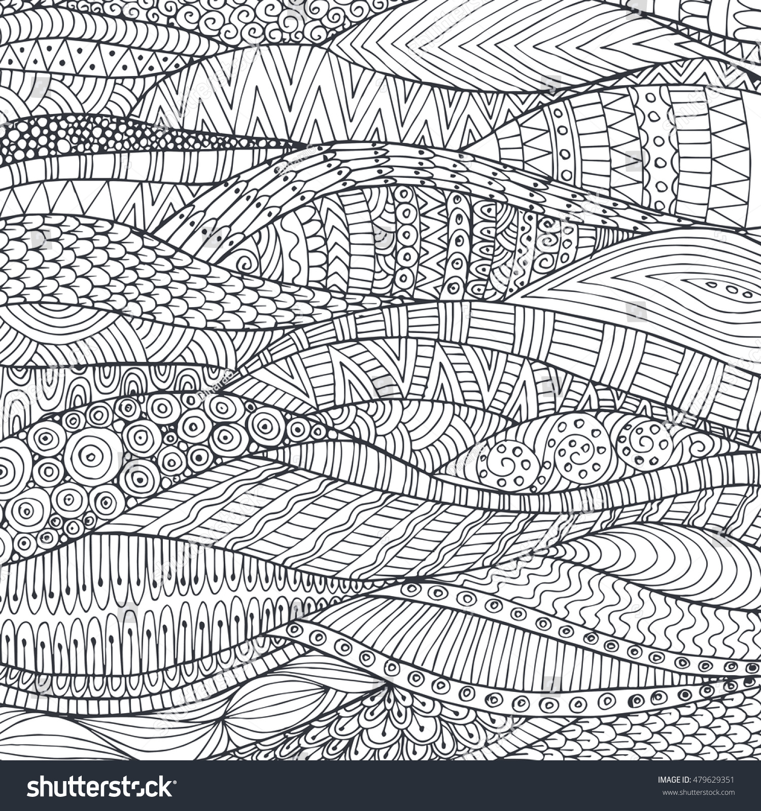 Vector Pattern Zentangle Background Pattern Invitations Stock Vector ...