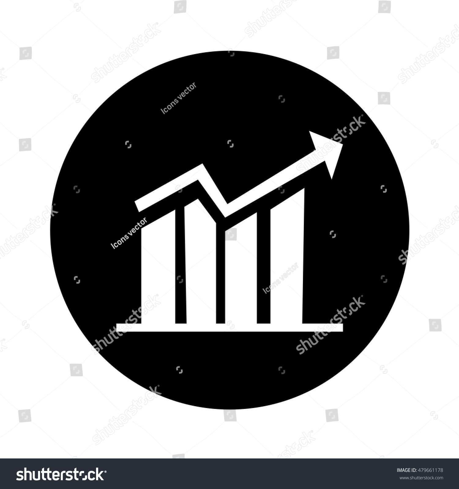 Diagram Graphs Icon Design Stock Vector (Royalty Free) 479661178 ...