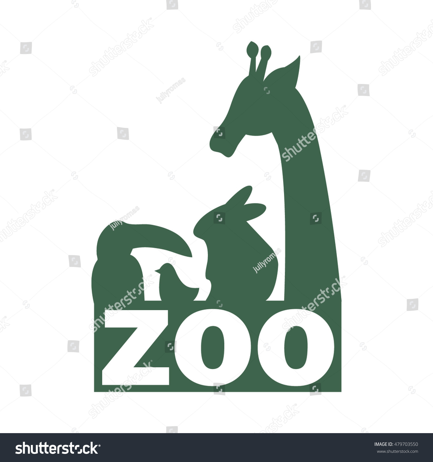 Logo Zoo Stock Vector (Royalty Free) 479703550 | Shutterstock