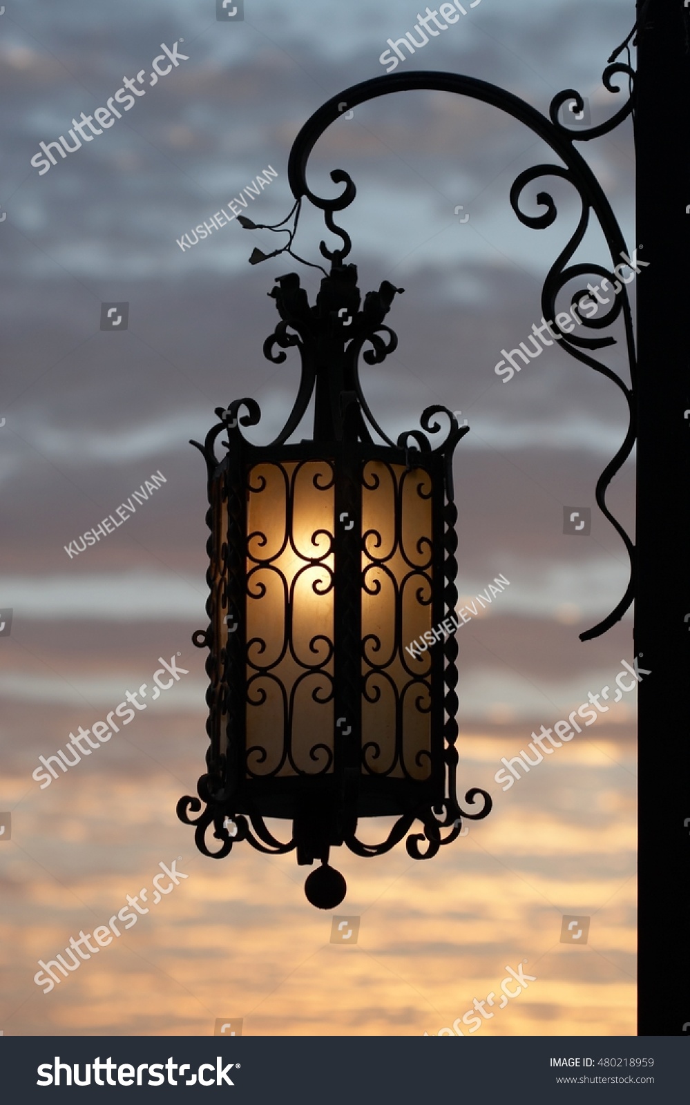 Decorative Street Lamp Stock Photo Shutterstock