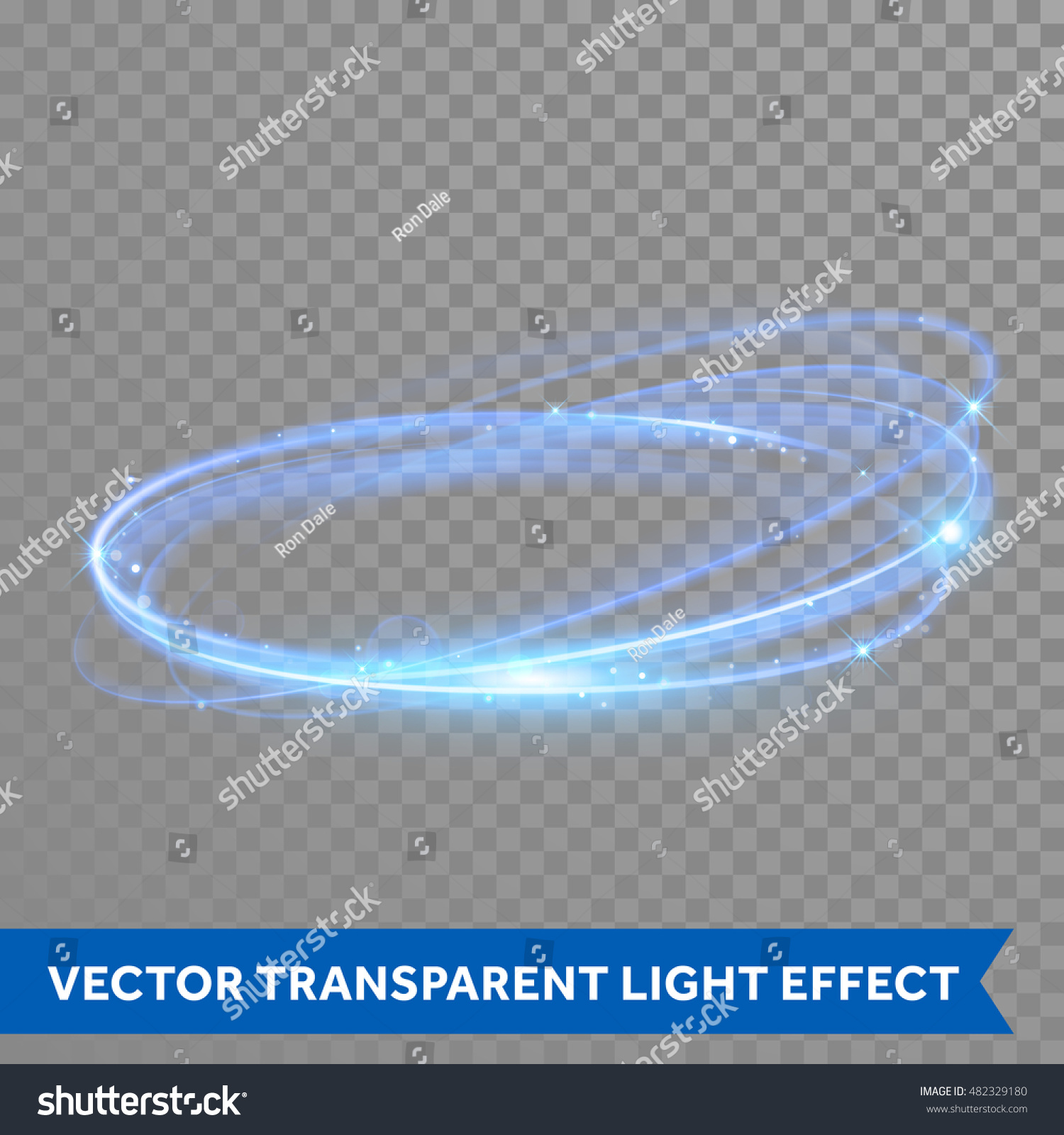 Vector Neon Light Line Circle Motion Stock Vector (Royalty Free ...