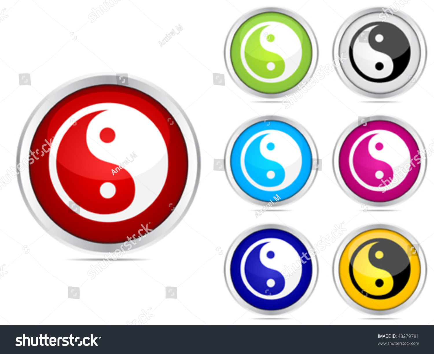 Yin Yang Stock Vector Royalty Free 48279781 Shutterstock 