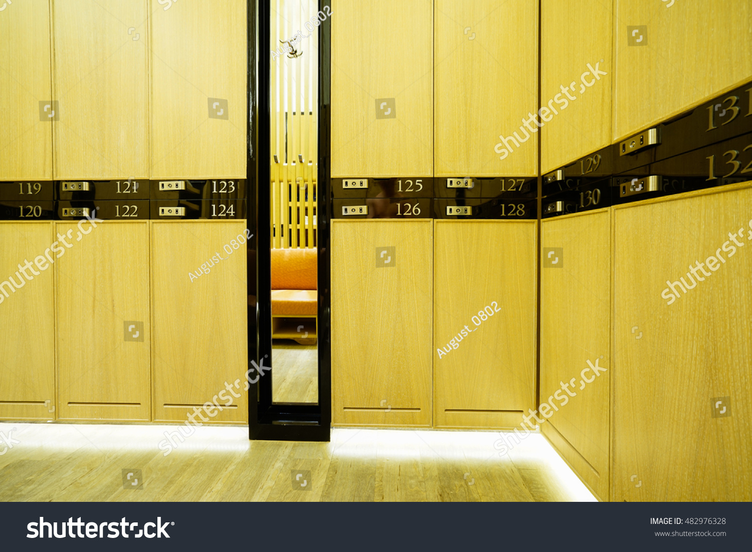 Interior Locker Shower Changing Room Stock Photo 482976328 | Shutterstock