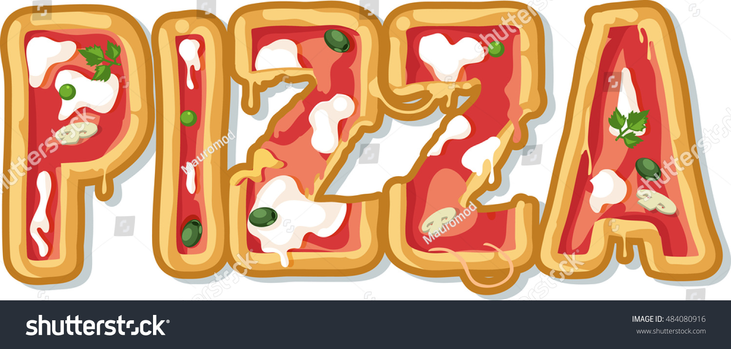 Pizza Stock Vector (Royalty Free) 484080916 | Shutterstock