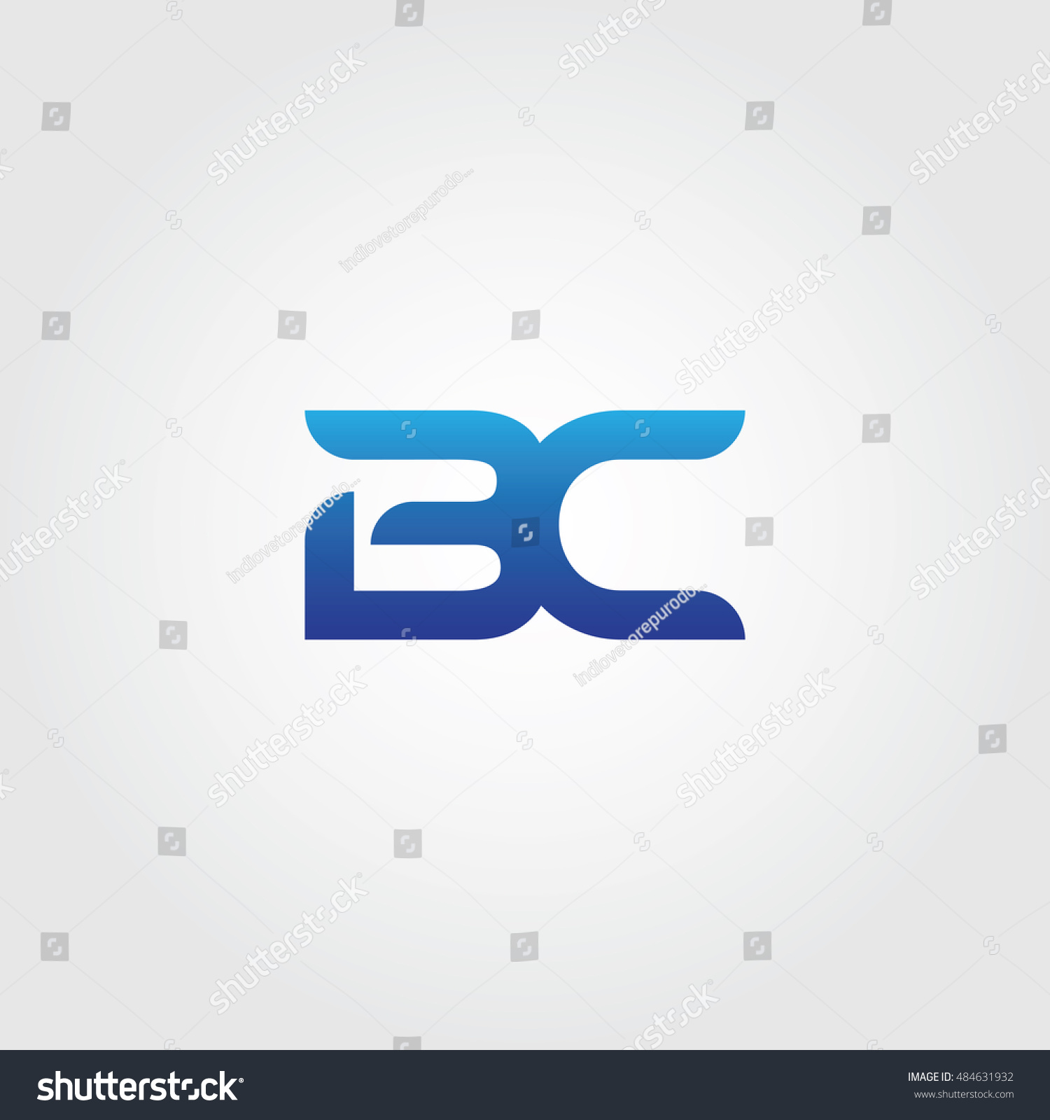 Letters B C Combined Icon Logo Stock Vector (Royalty Free) 484631932 ...