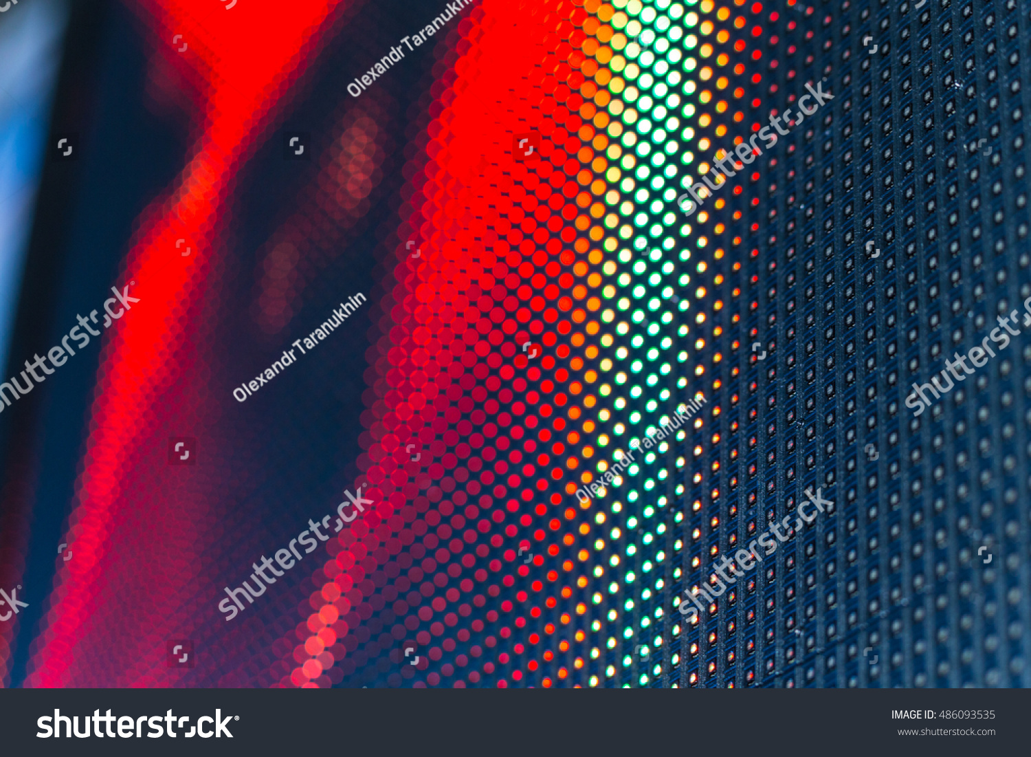 Bright Colored Led Video Wall High Stock Photo 486093535 | Shutterstock