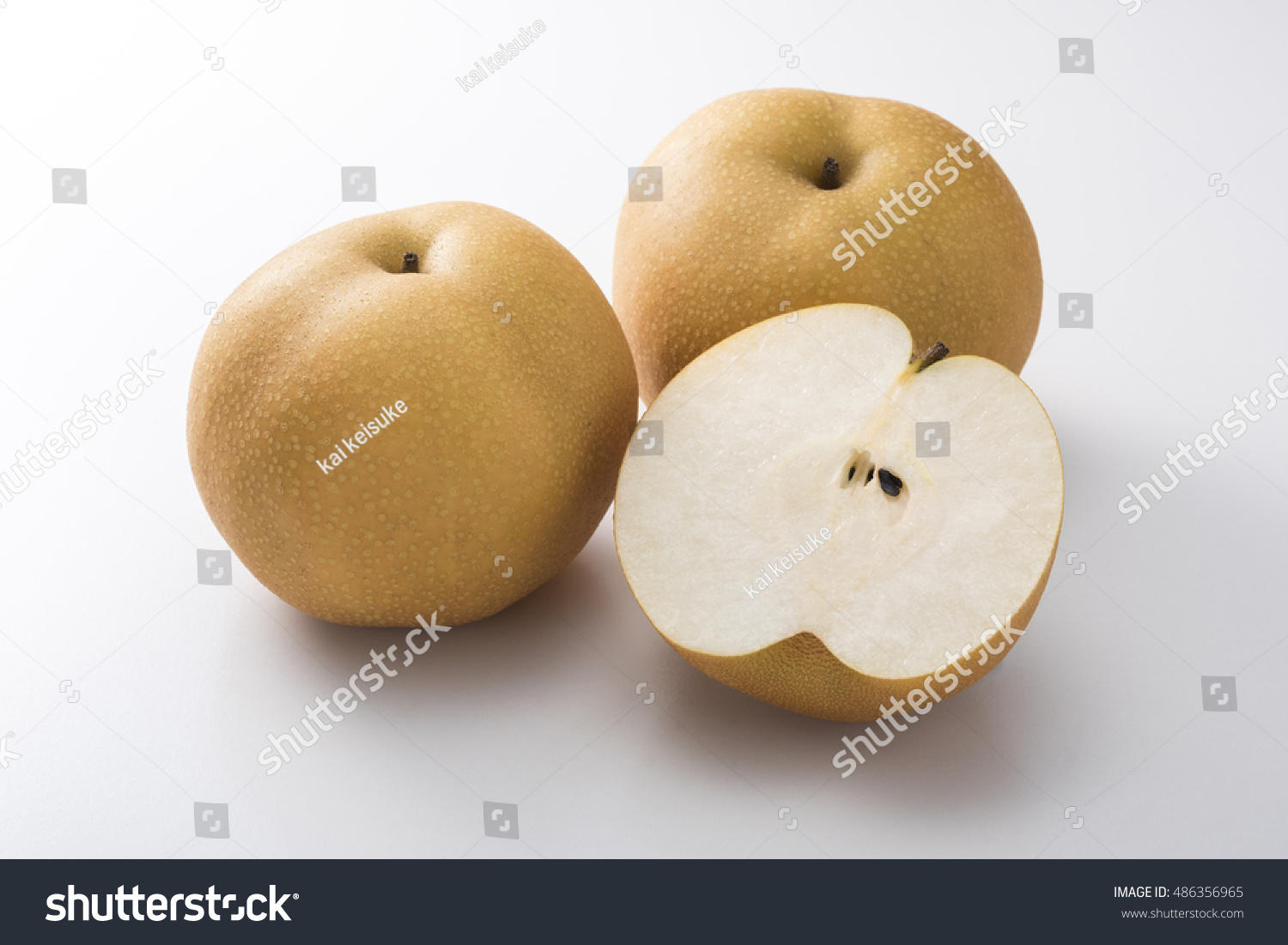 Pear Cross Section Cut Stock Photo 486356965 Shutterstock