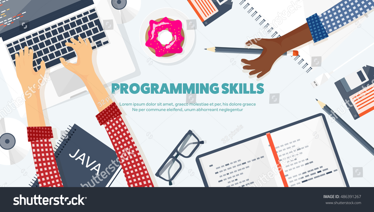 Programming Coding Backgroundflat Designprogram Source Codesoftware ...