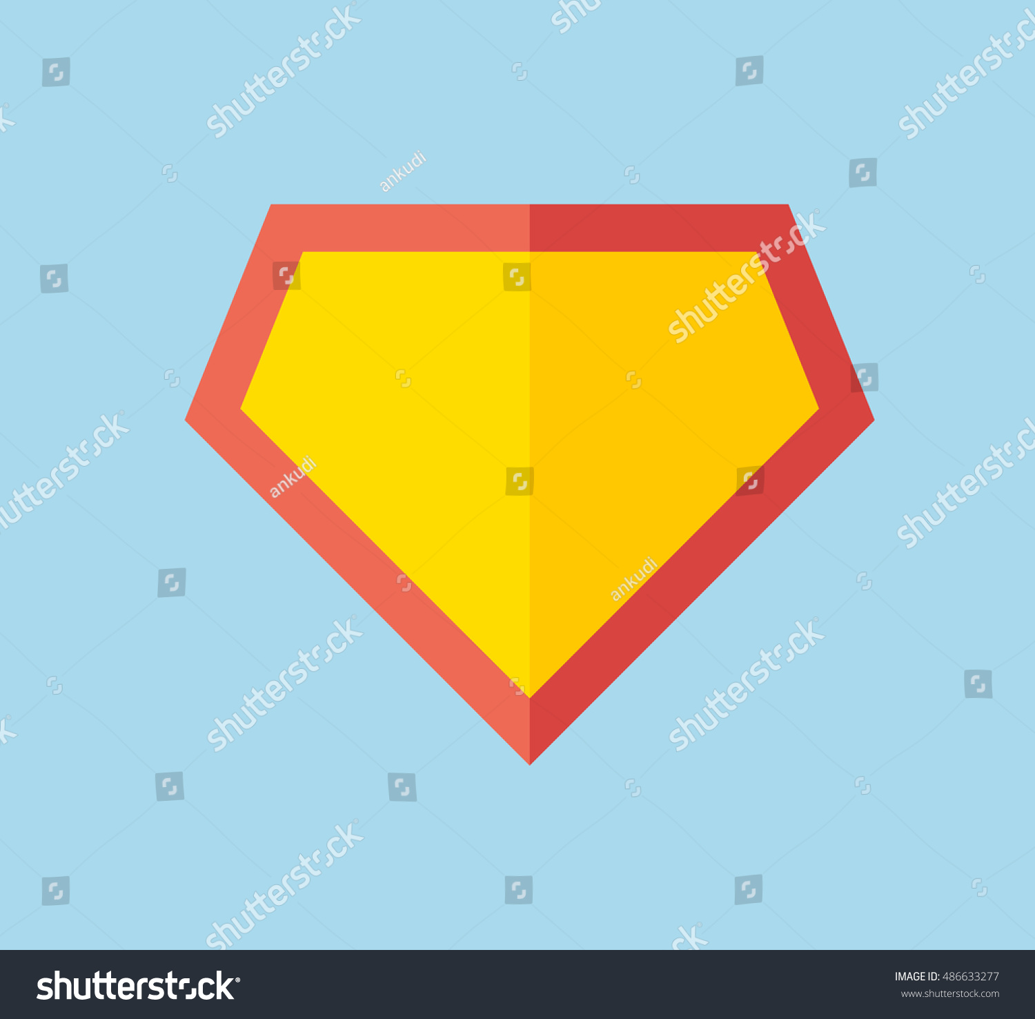 Superhero Logo Icon Vector Stock Vector (Royalty Free) 486633277 ...