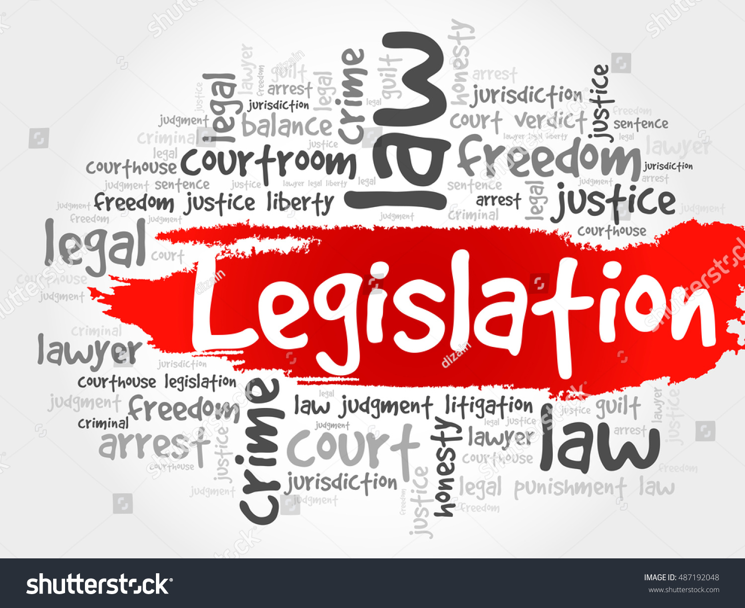 Legislation Word Cloud Concept Stock Illustration 487192048 | Shutterstock