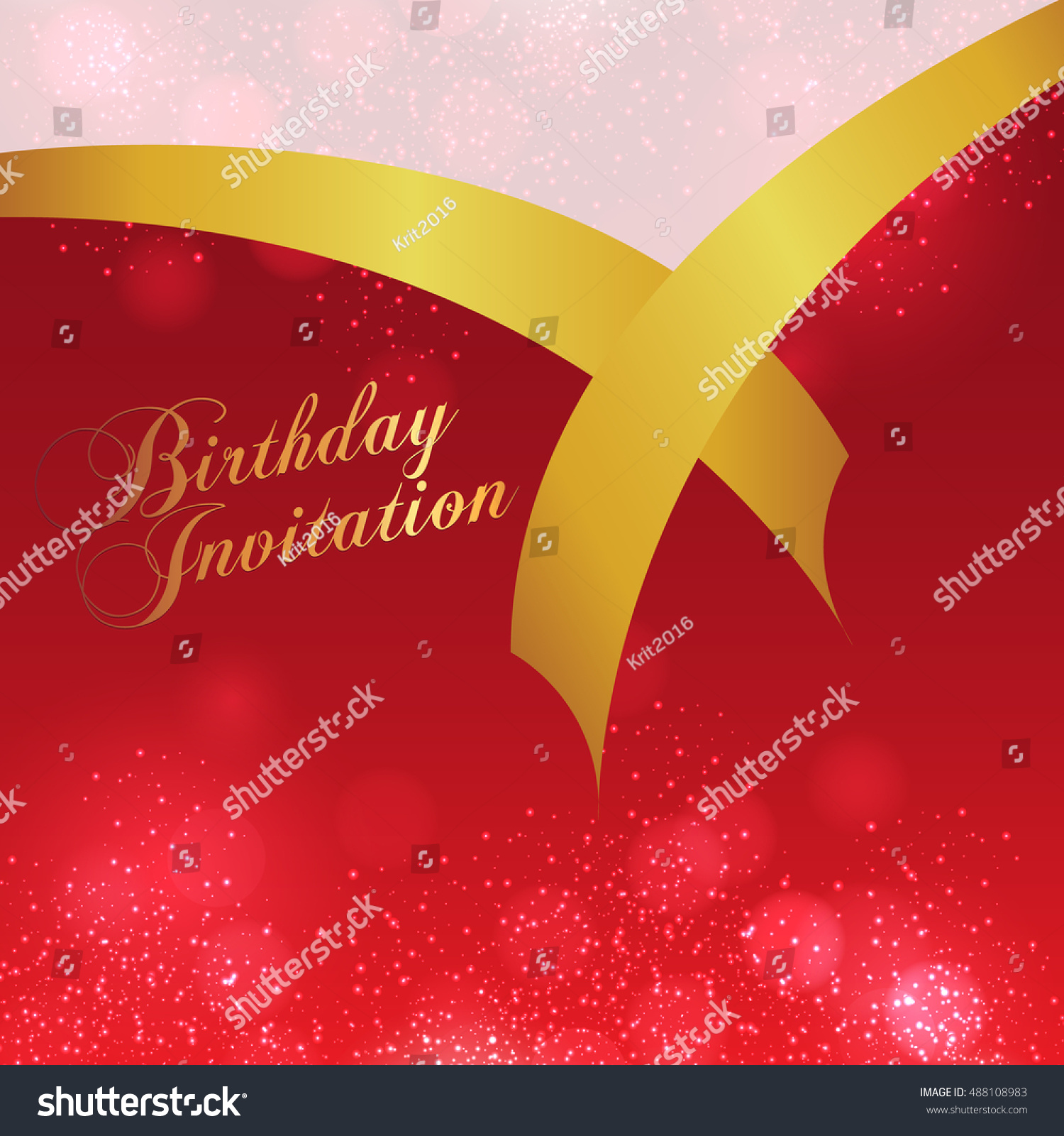 Happy Birthday Card Background Design Stock Vector (Royalty Free ...