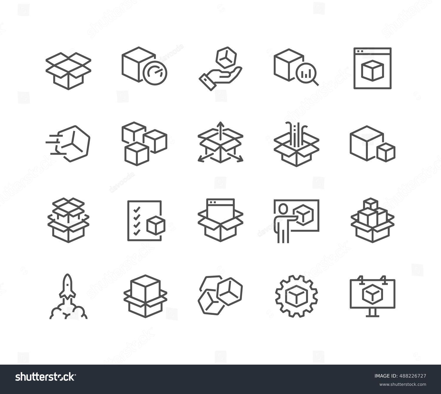 107,245 Production Icons Set Images, Stock Photos & Vectors | Shutterstock