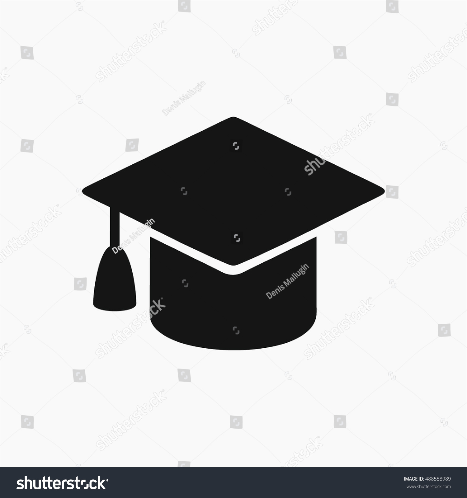 Bachelor Cap Vector Illustration Graduation Cap Stock Vector (Royalty ...