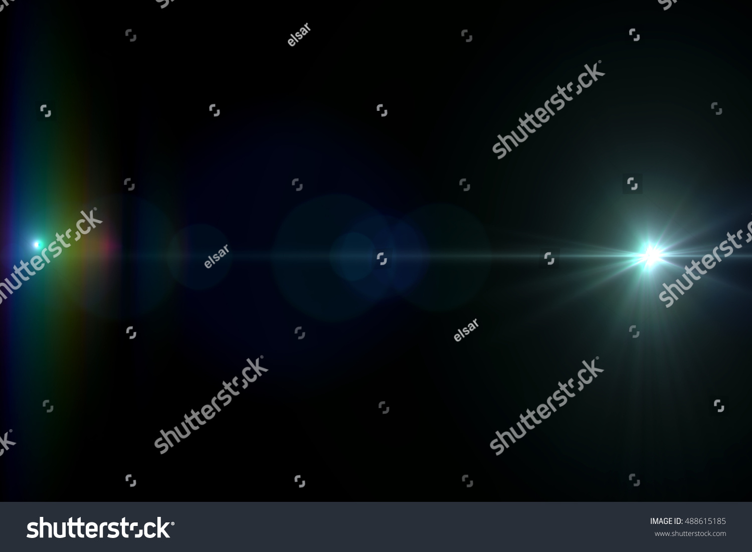 Lens Flare Effect Stock Illustration 488615185 | Shutterstock