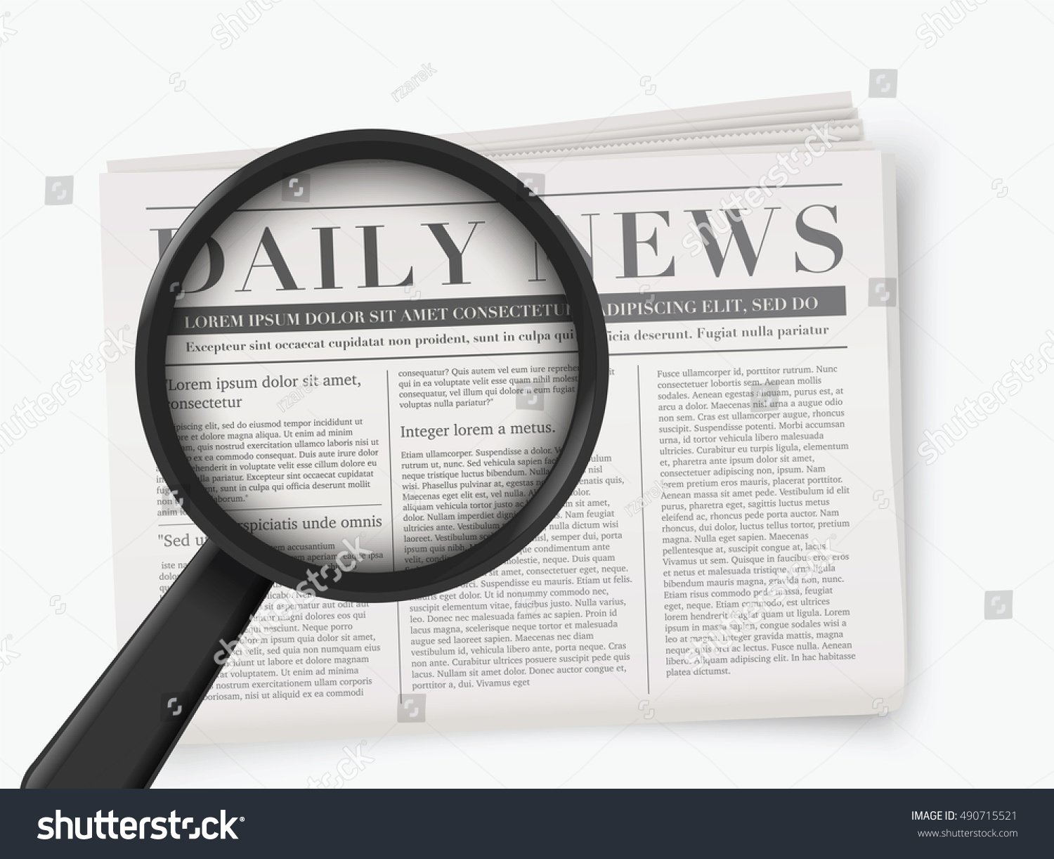 newspaper magnifier