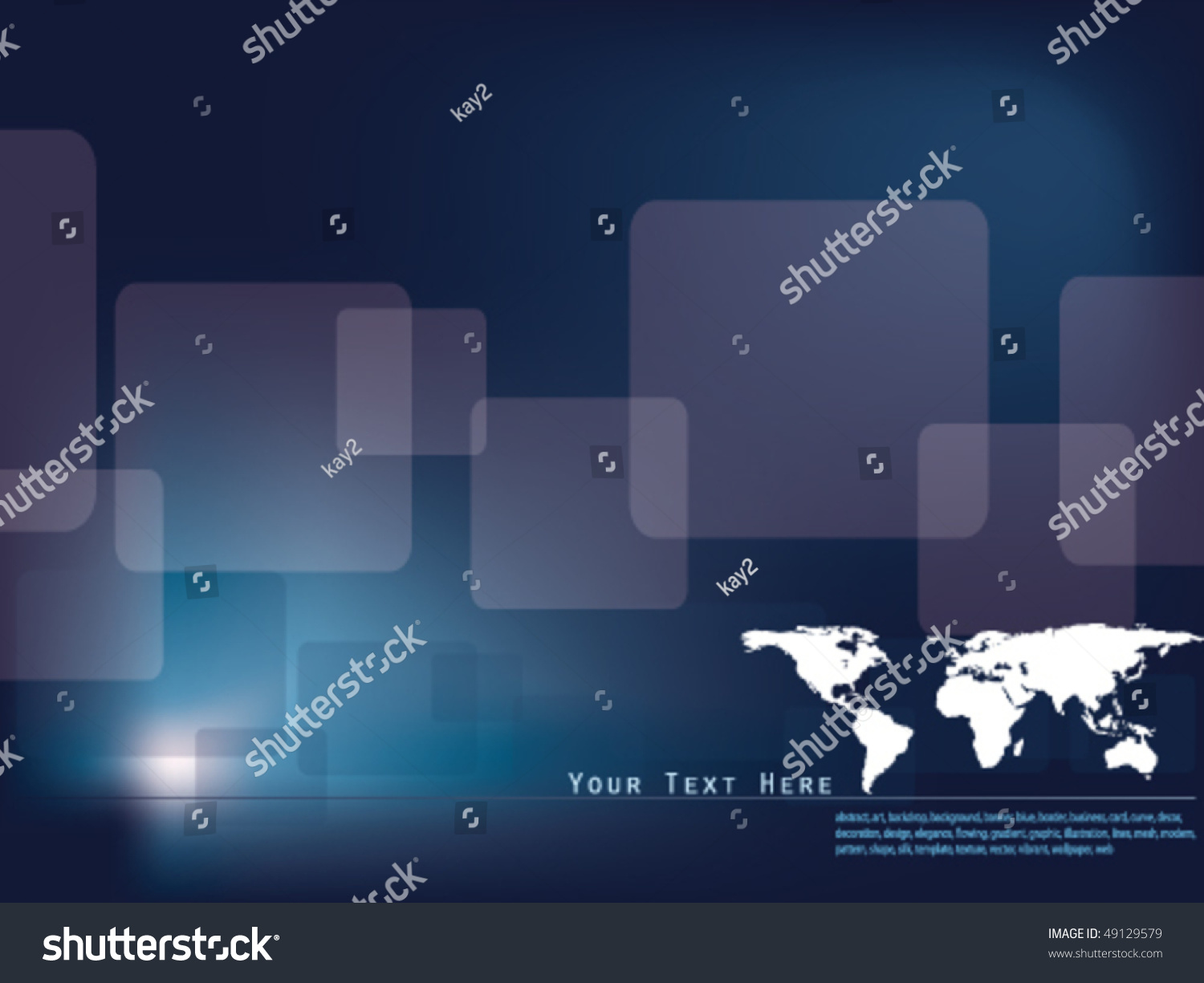 Vector Map Background Stock Vector (Royalty Free) 49129579 | Shutterstock