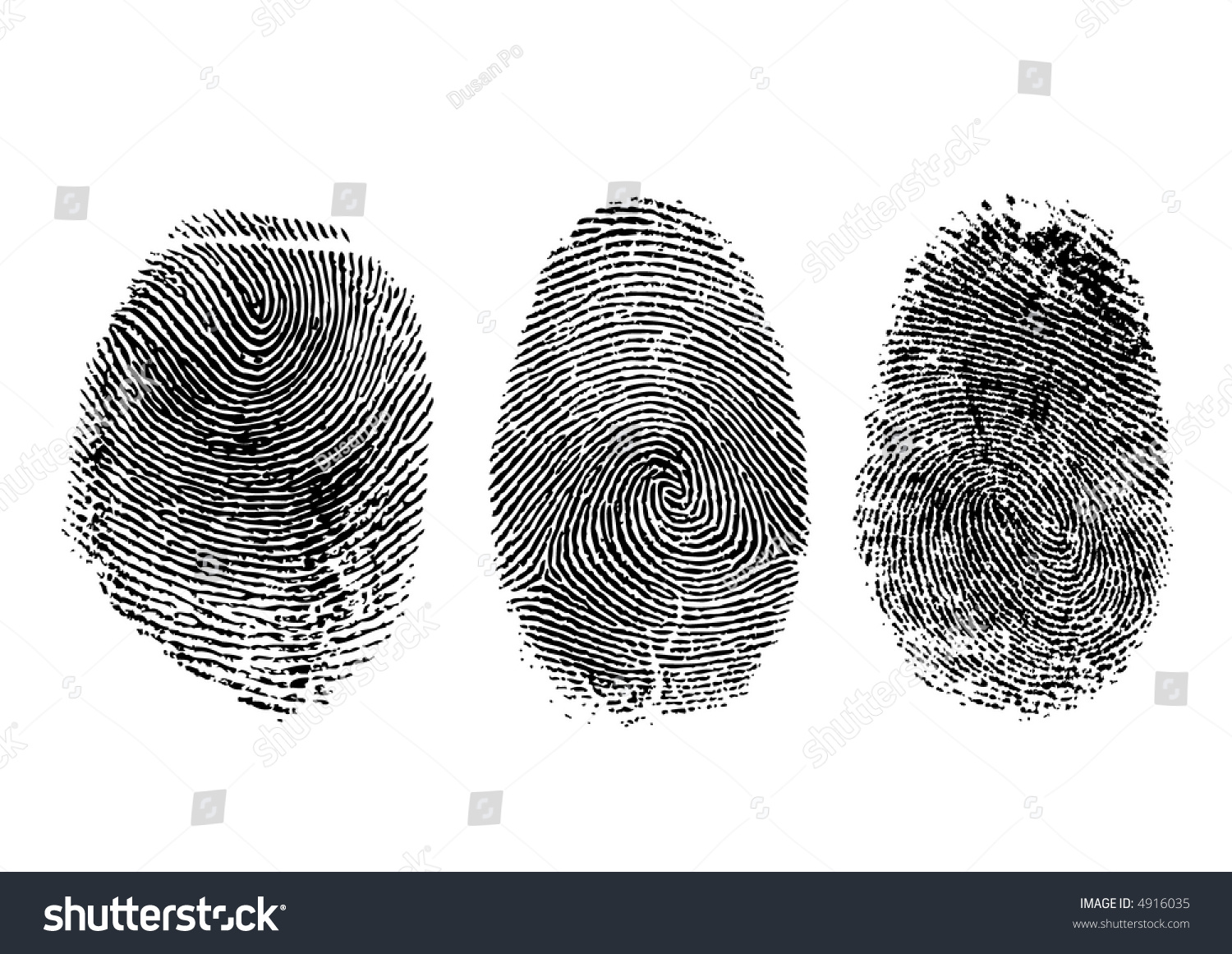 Отпечатки пальцев в криминалистике на прозрачном фоне