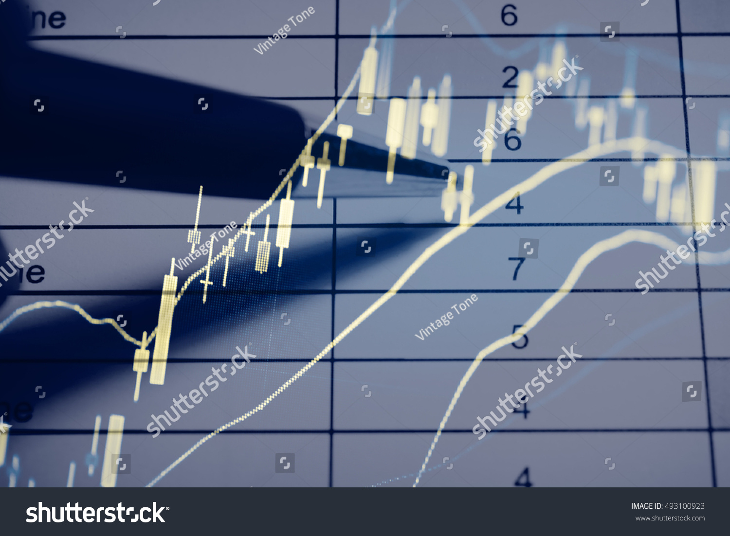 Candle Stick Graph Chart Crude Oil Stock Photo 493100923 | Shutterstock