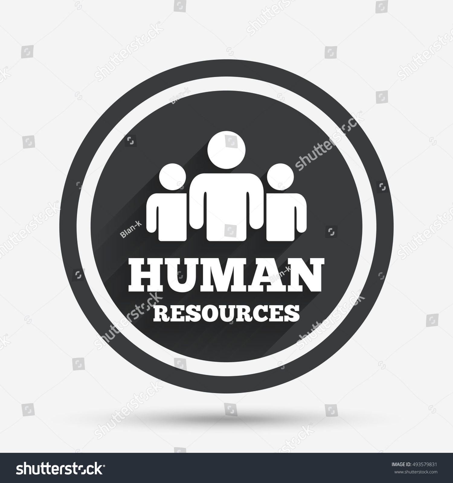 Human Resources Sign Icon Hr Symbol Stock Vector (Royalty Free ...