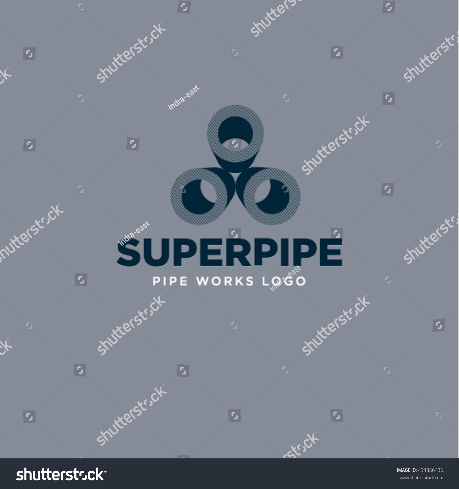 Stock Vector Pipe Logo Corporate Vector Logo Design Template Isolated On Green Background 494856436 