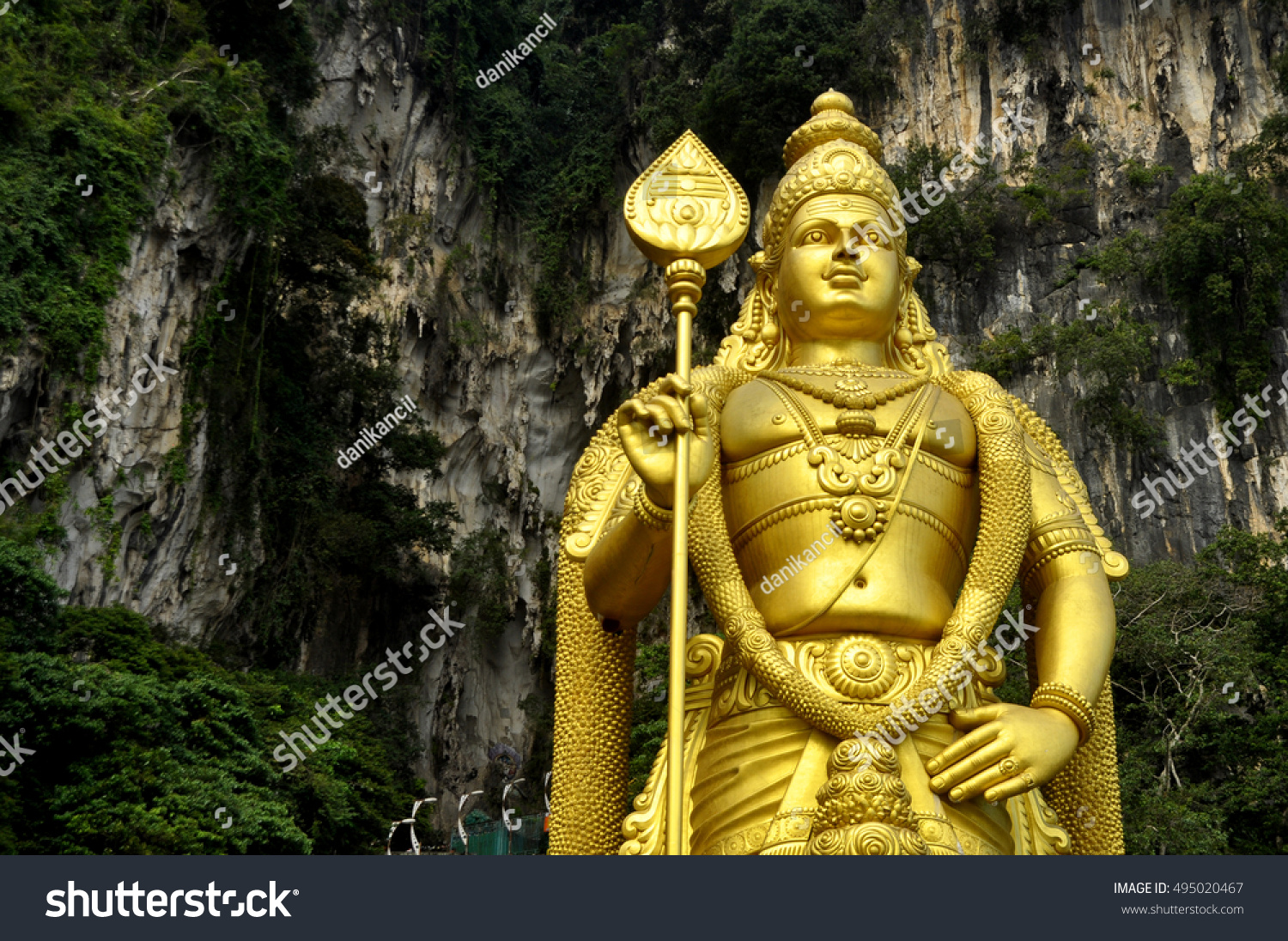 Worlds Tallest Statue Murugan Batu Caves Stock Photo 495020467 ...