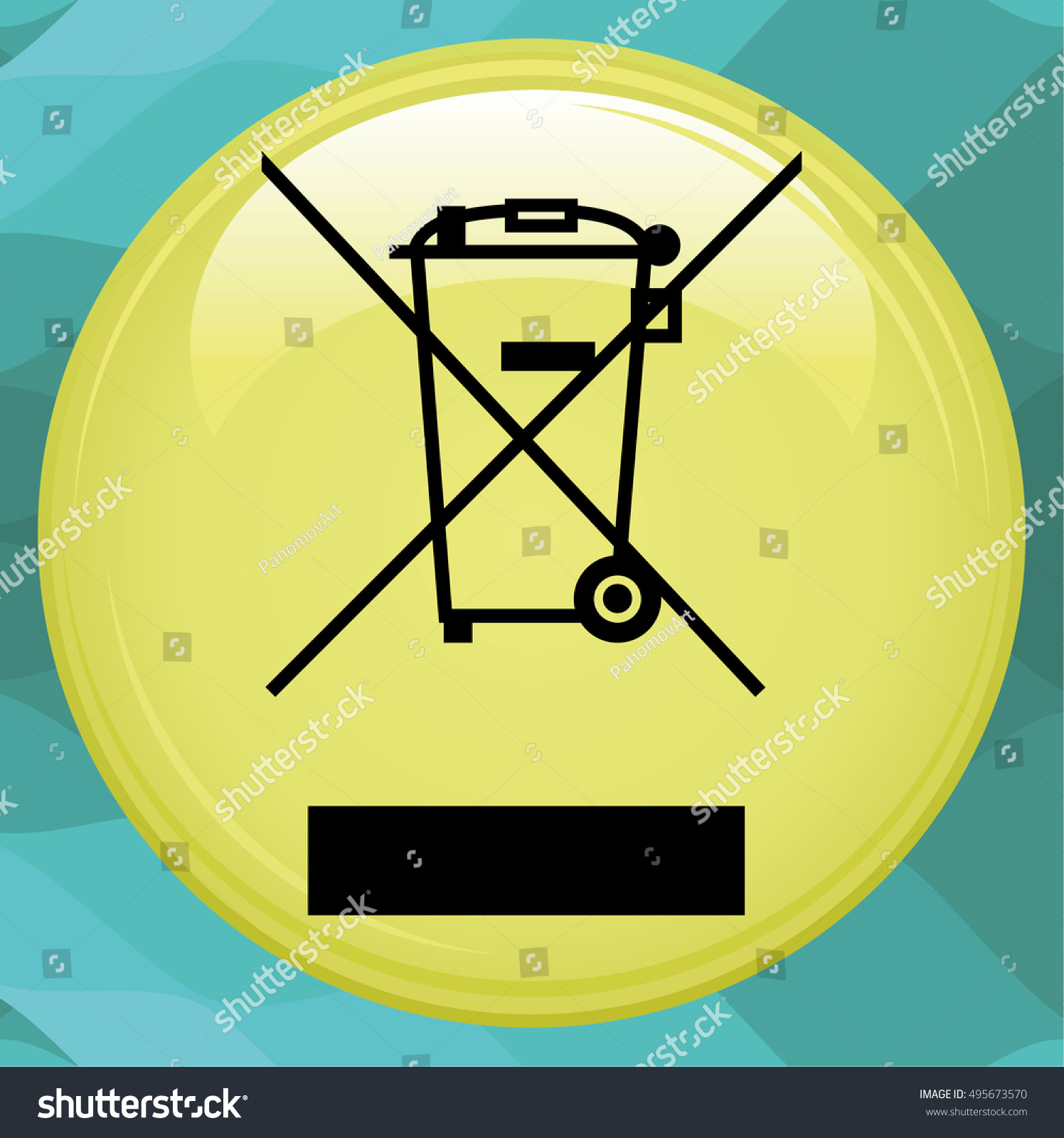 vektor-stok-crossed-out-wheelie-bin-bar-symbol-tanpa-royalti