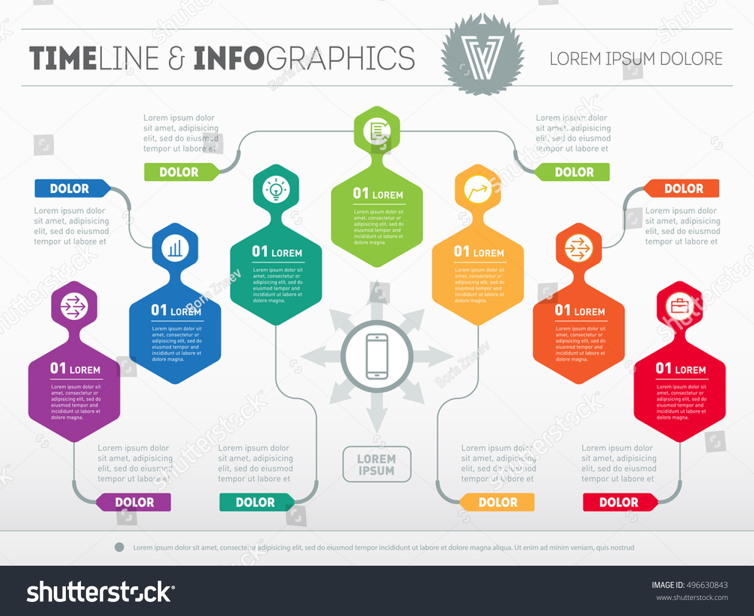 Infographic Design Elements Vector Presentation Business Stock Vector ...