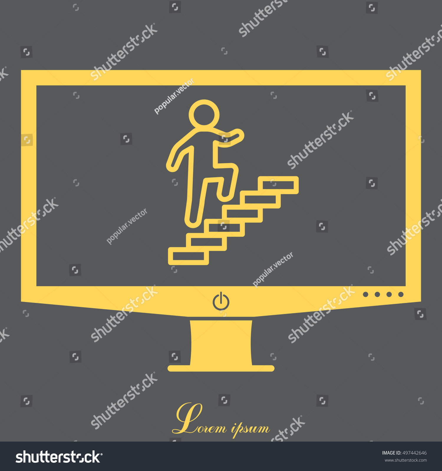 walk-stairs-symbol-vector-illustration-line