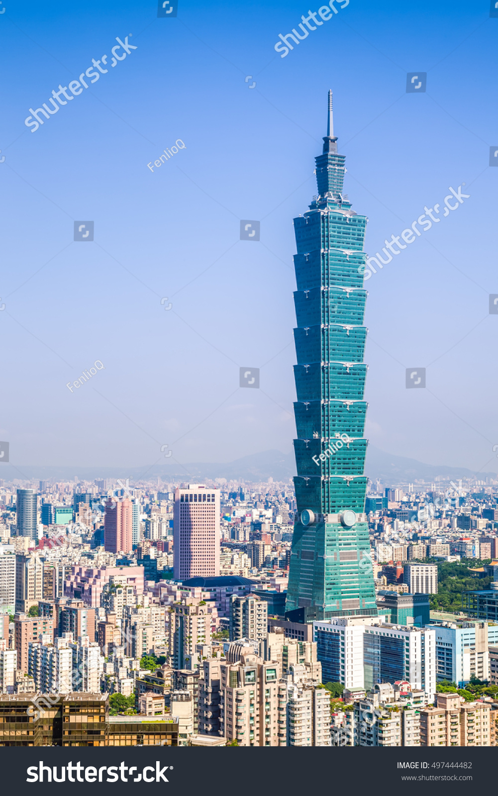 Taipei 101 Skyscraper Taipei Taiwan Stock Photo 497444482 Shutterstock